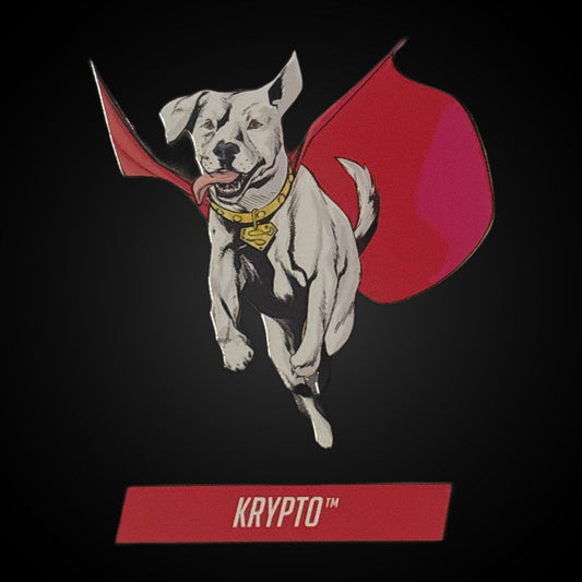 2025 Fleer Ultra Superman Medallions Insert – Krypto (M-16)