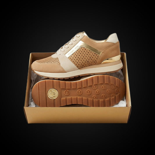 Michael Kors Billie Trainer – Camel / Gold