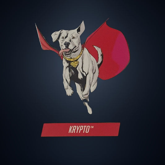 2025 Fleer Ultra Superman Medallions Insert – Krypto (M-16)