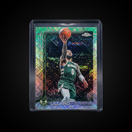 2025 Topps Chrome Damian Lillard #153 – Milwaukee Bucks