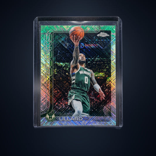 2025 Topps Chrome Damian Lillard #153 – Milwaukee Bucks