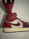 Air Jordan 1 Mid SE – Team Red / University Red-Sail (W)