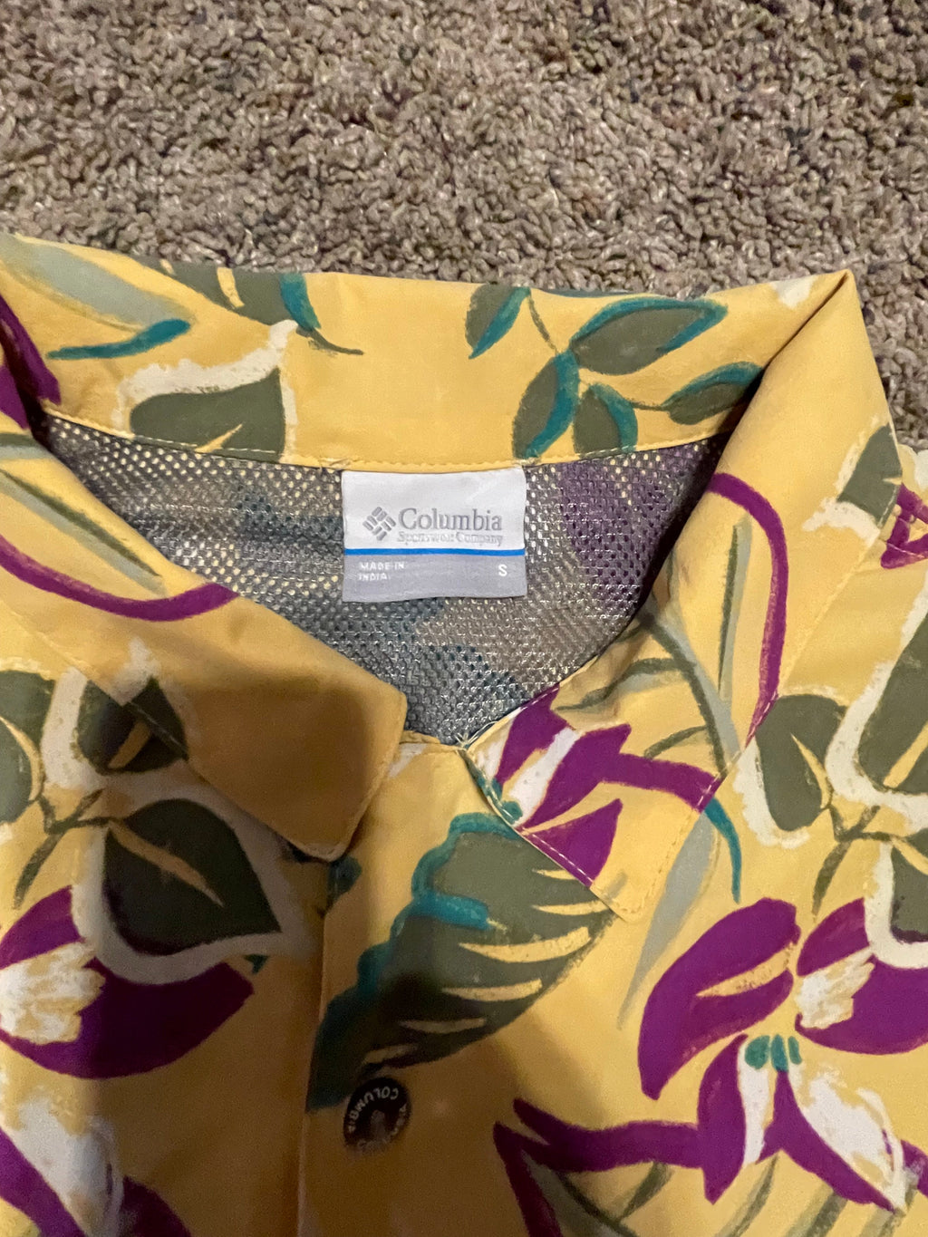 Columbia PFG Tropical Floral Button-Up Shirt