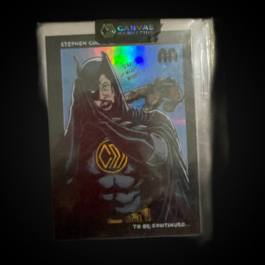 Canvas Marketing – Stephen Curry Batman Art Card | Holographic Foil | Pop 8/30