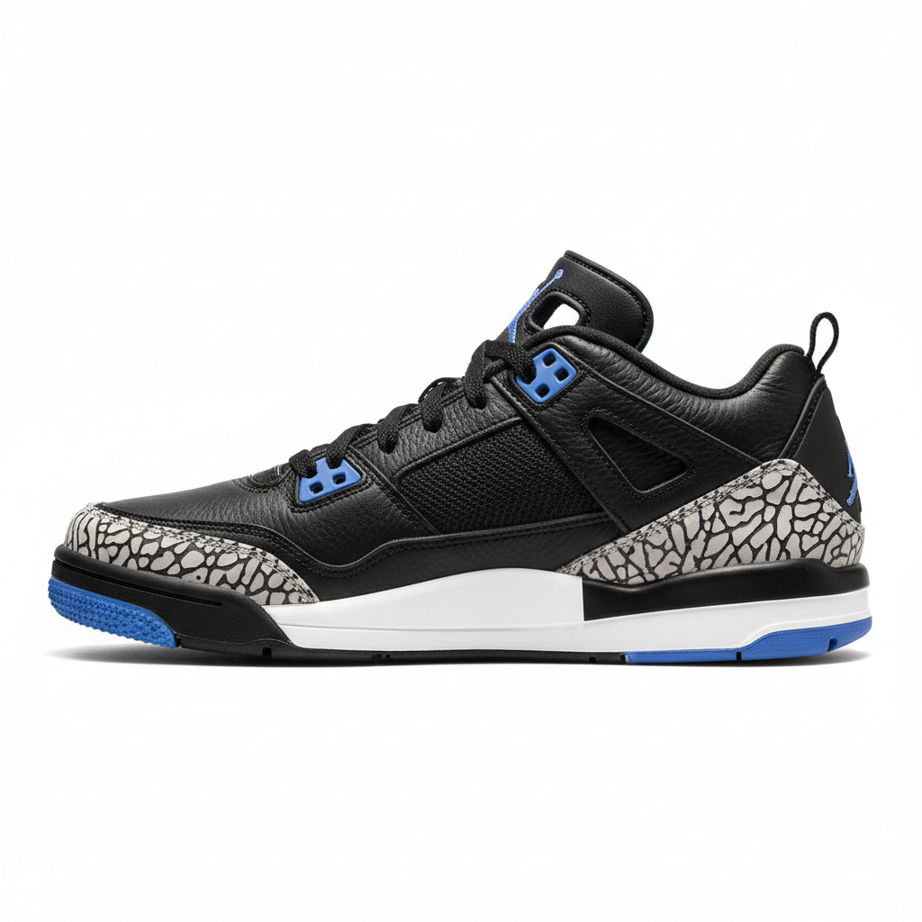 Jordan Spizike Low – Black / Powder Blue