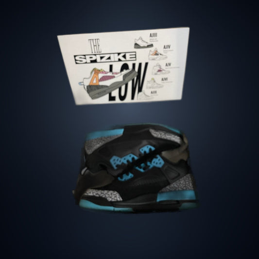 Jordan Spizike Low – Black / Powder Blue