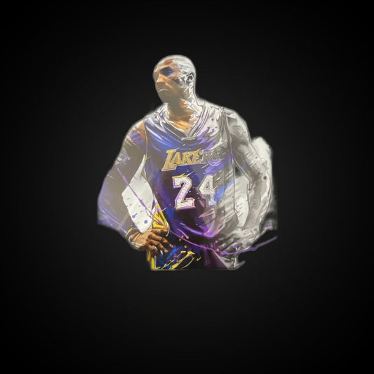 Kobe Bryant "Black Mamba" Framed Art Print — Lakers #24