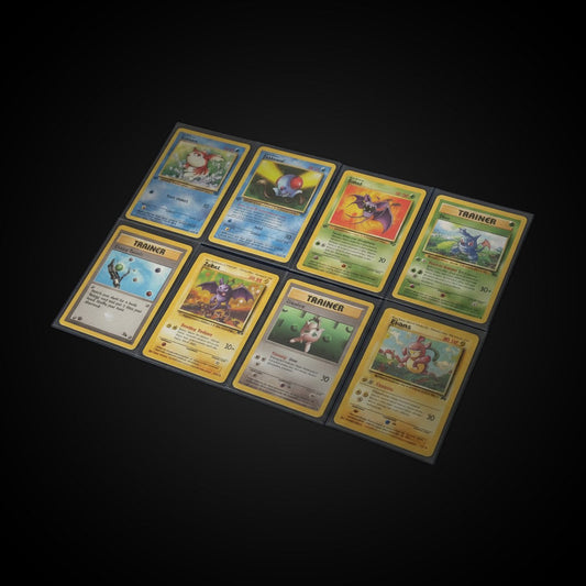 Pokémon 1st Edition Fossil Set Lot (9 Cards)