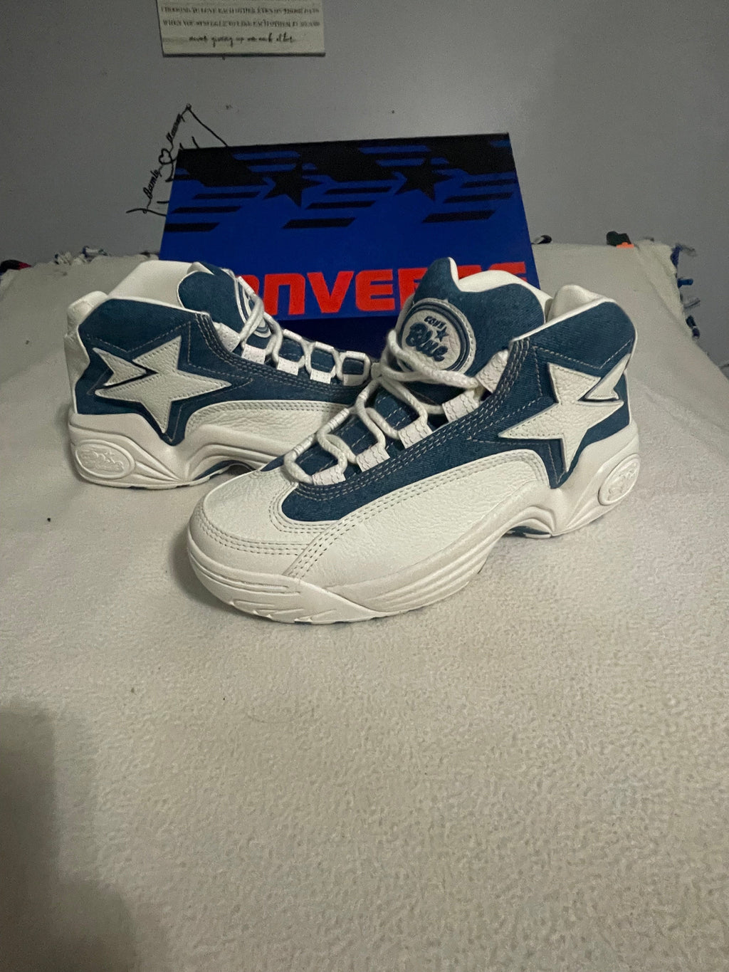 Converse CONS Blue Mid 30th Anniversary – Kentucky Wildcats Denim Edition huh