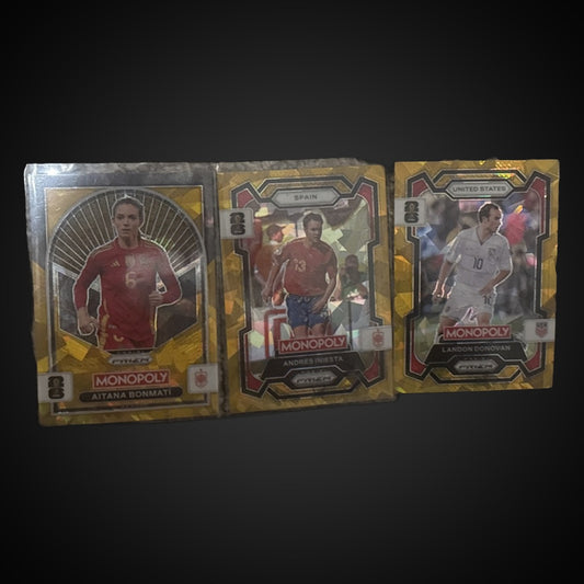 Gold Cracked Ice trio: Bonmati, Iniesta, Donovan